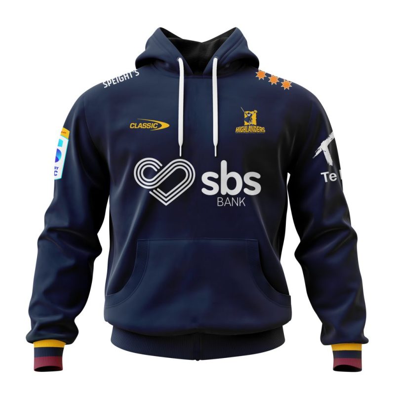 Super Rugby Speight's Highlanders Personalized 2025 Home Kits Unisex Hoodie