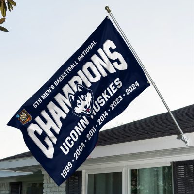 UConn Huskies Men's Basketball House Flag Outdoor Flag FGG1117