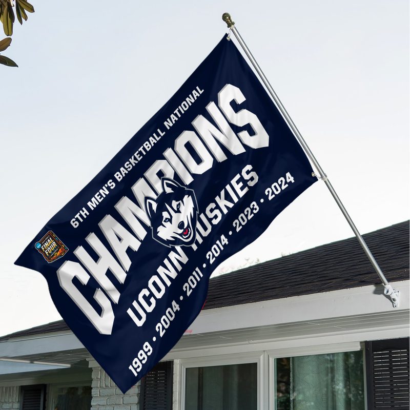 UConn Huskies Men's Basketball House Flag Outdoor Flag FGG1117