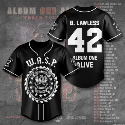 W.A.S.P. Baseball Jersey BJG1160
