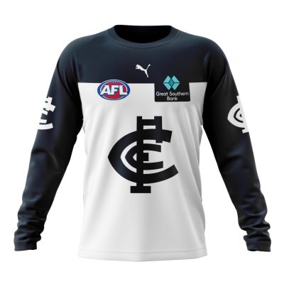 AFL Carlton Football Club Personalized 2025 Clash Kits Performance Long Sleeve Shirt