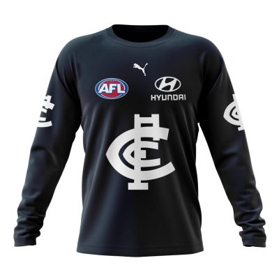 AFL Carlton Football Club Personalized 2025 Home Kits Performance Long Sleeve Shirt