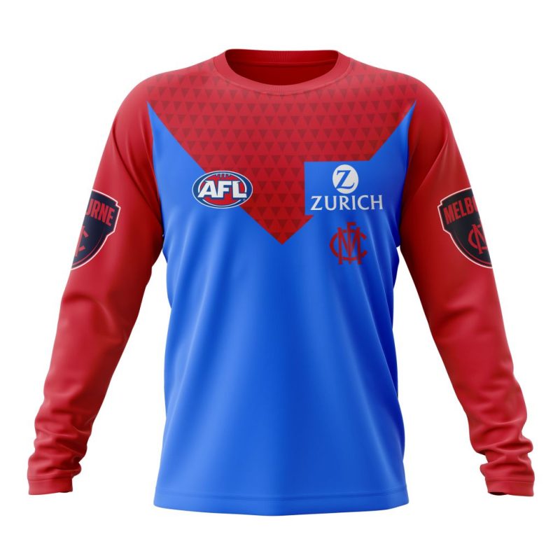 AFL Melbourne Football Club Personalized 2025 Clash Kits Performance Long Sleeve Shirt