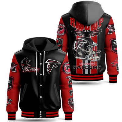 Atlanta Falcons Special Hooded Baseball Jacket CHB1165