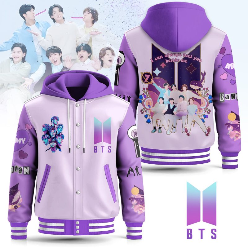 BTS Special Hooded Baseball Jacket CHB1305