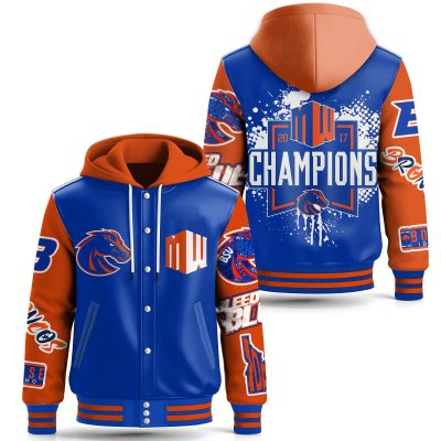 Boise State Broncos Special Hooded Baseball Jacket CHB1240