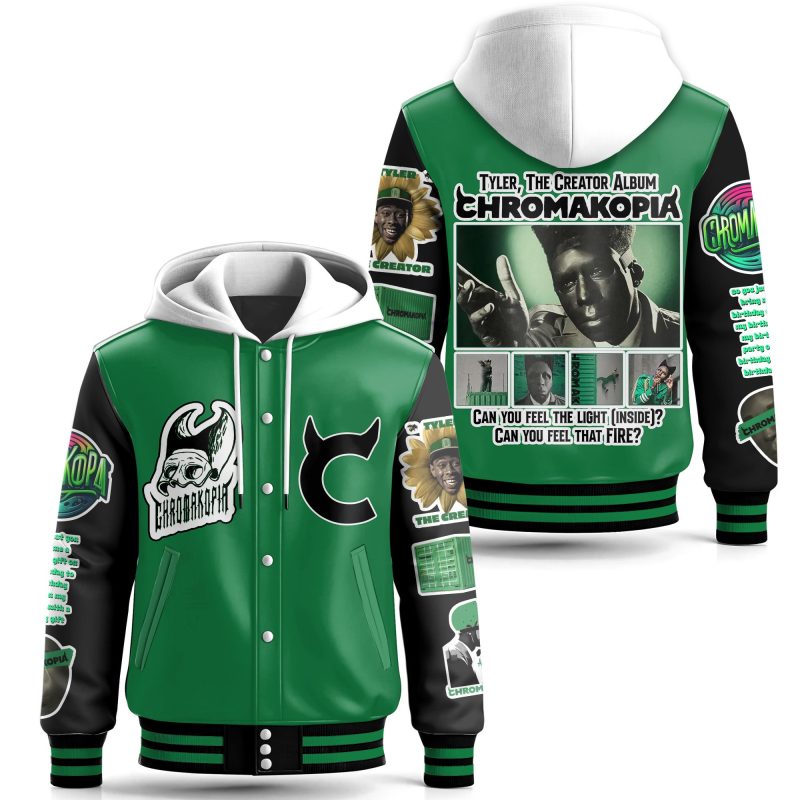 Chromakopia Special Hooded Baseball Jacket CHB1262