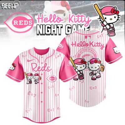 Cincinnati Reds x Hello Kitty Night Game 2025 Limited Edition Baseball Jersey