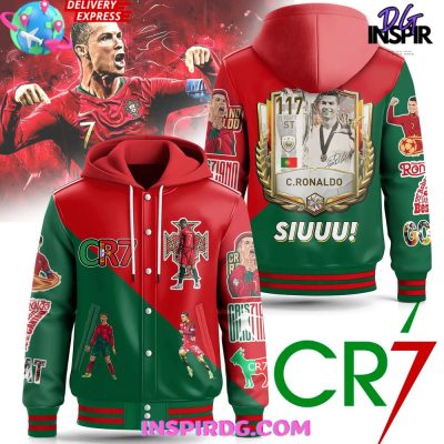 Cristiano Ronaldo Legendary Limited Hooded Baseball Jacket CHB1073