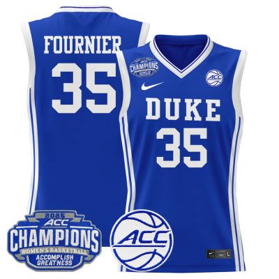 Duke Blue Devils 2025 ACC Women's Conference Tournament Champions Lightweight Basketball Jersey - Royal Toby Fournier
