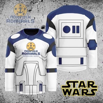 ECHL Norfolk Admirals X Star Wars Hockey Jersey