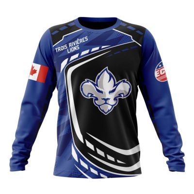 ECHL Trois-Rivieres Lions Special Design Concept Kits Performance Long Sleeve Shirt
