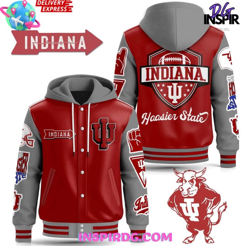 Indiana Hoosiers Limited Hooded Baseball Jacket CHB1061