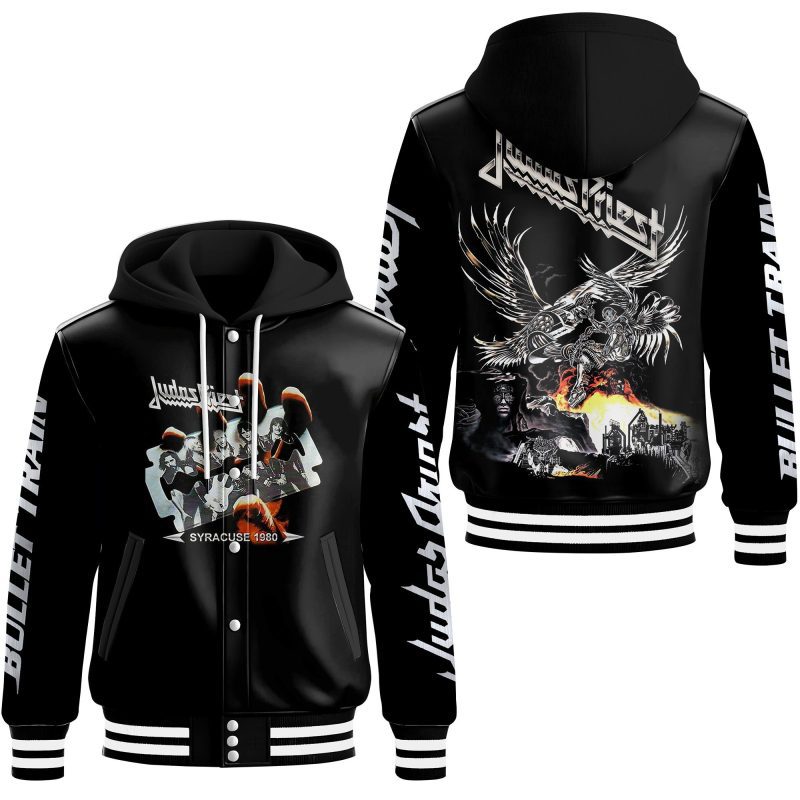 Judas Priest Special Hooded Baseball Jacket CHB1196