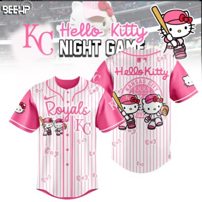 Kansas City Royals x Hello Kitty Night Game 2025 Limited Edition Baseball Jersey