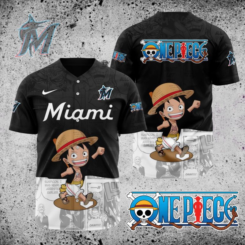 MLB Miami Marlins x One Piece Baseball Jersey DBJ1353