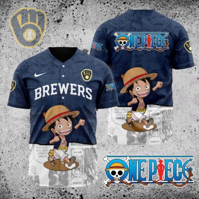 MLB Milwaukee Brewers x One Piece Baseball Jersey DBJ1352