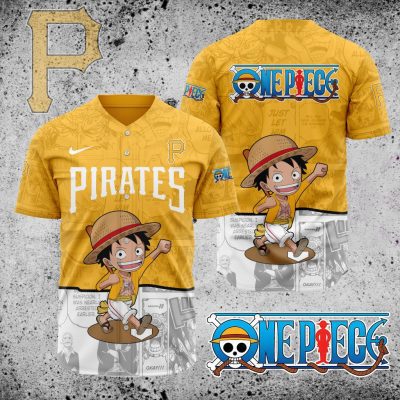 MLB Pittsburgh Pirates x One Piece Baseball Jersey DBJ1346