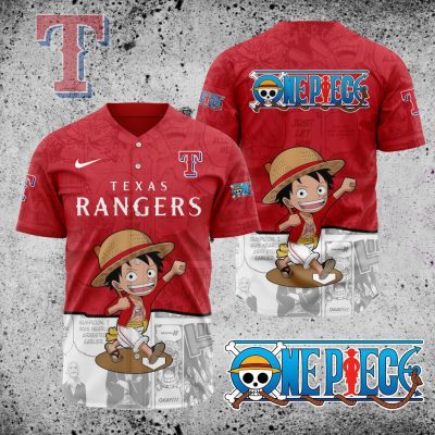 MLB Texas Rangers x One Piece Baseball Jersey DBJ1339