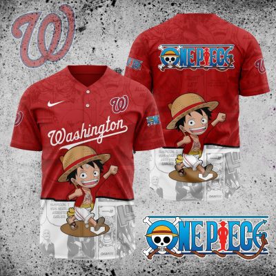MLB Washington Nationals x One Piece Baseball Jersey DBJ1338