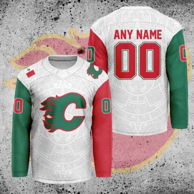 NHL Calgary Flames Mexican Heritage Hockey Jersey