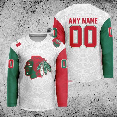 NHL Chicago Blackhawks Mexican Heritage Hockey Jersey