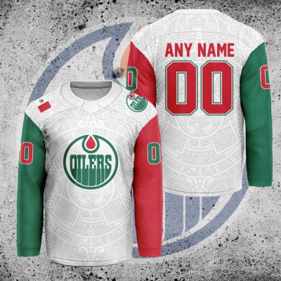 NHL Edmonton Oilers Mexican Heritage Hockey Jersey
