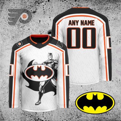 NHL Philadelphia Flyers X Batman Hockey Jersey