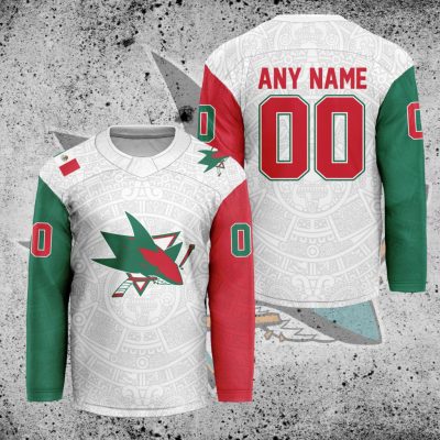 NHL San Jose Sharks Mexican Heritage Hockey Jersey