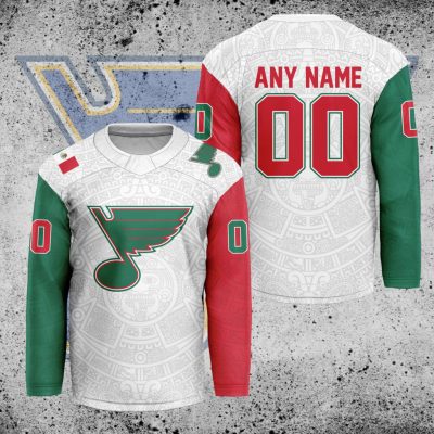 NHL St. Louis Blues Mexican Heritage Hockey Jersey