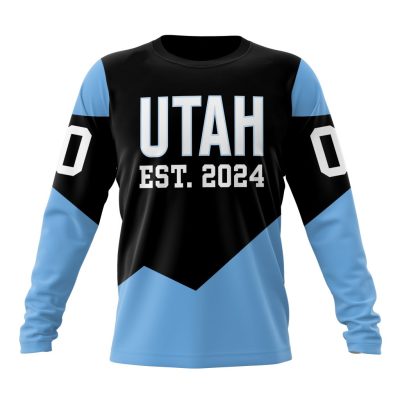 NHL Utah Hockey Club Special Bold Design Performance Long Sleeve Shirt