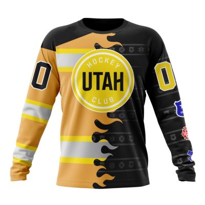 NHL Utah Hockey Club Special First Responders Design Performance Long Sleeve Shirt