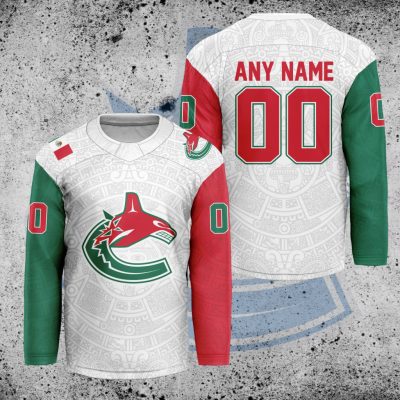 NHL Vancouver Canucks Mexican Heritage Hockey Jersey