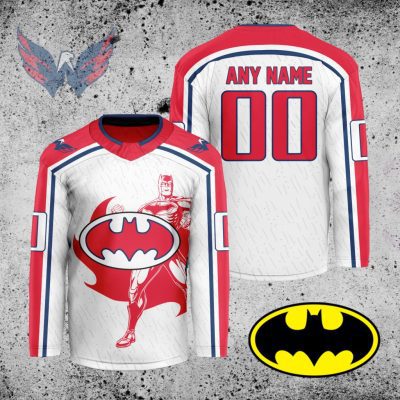 NHL Washington Capitals X Batman Hockey Jersey