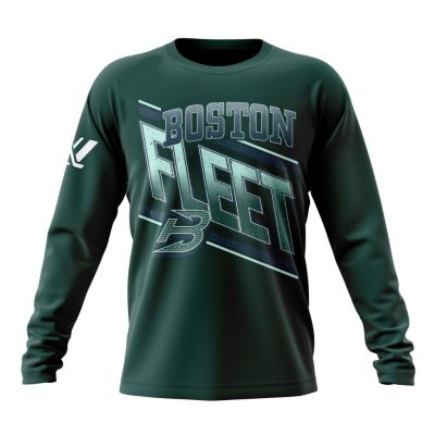 PWHL Boston Fleet Special Design Concept Kits Performance Long Sleeve Shirt