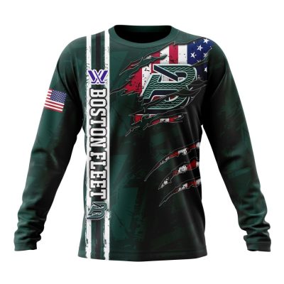 PWHL Boston Fleet Special Design Concept Kits Performance Long Sleeve Shirt