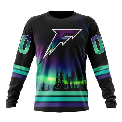 PWHL Minnesota Frost Design With Northern Lights Performance Long Sleeve Shirt