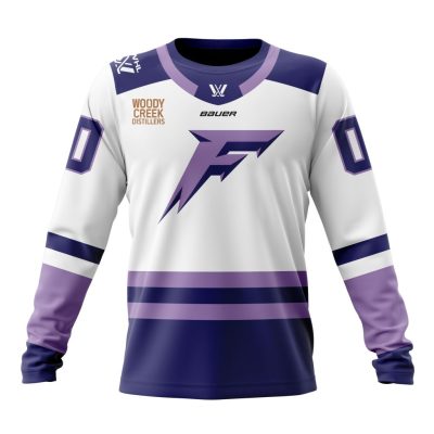 PWHL Minnesota Frost Personalized 2024-2025 Away Design Performance Long Sleeve Shirt