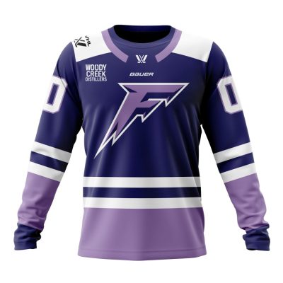 PWHL Minnesota Frost Personalized 2024-2025 Home Design Performance Long Sleeve Shirt