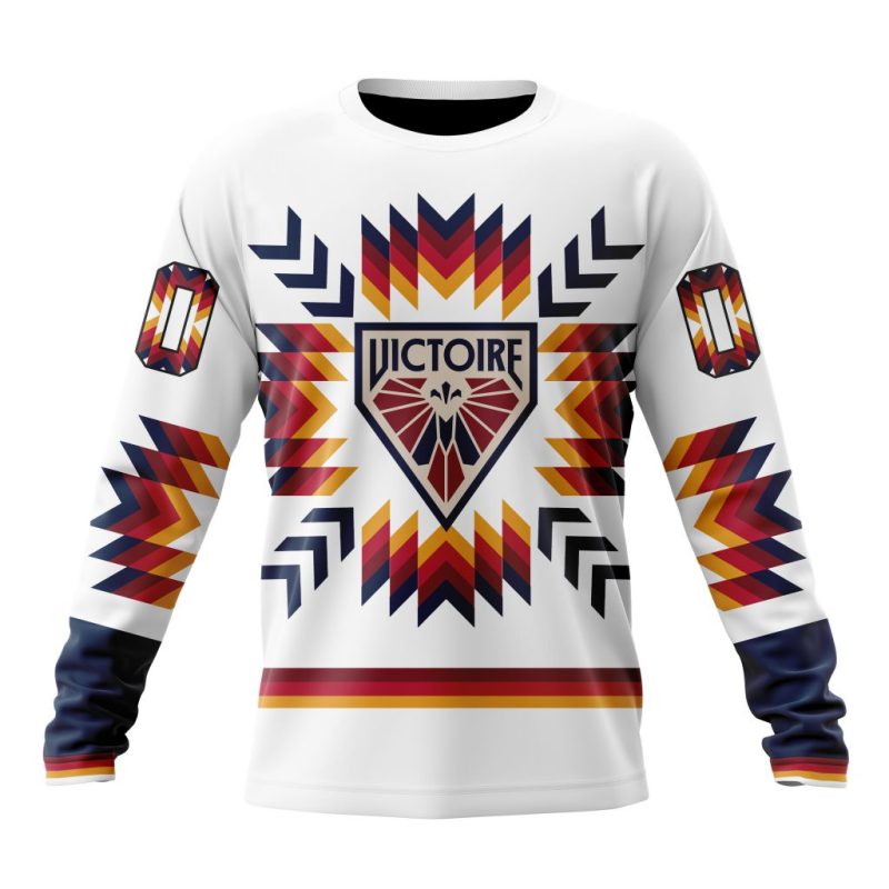 PWHL Montreal Victoire Special Native Design Performance Long Sleeve Shirt
