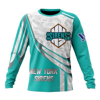 PWHL New York Sirens Special Design Concept Kits Performance Long Sleeve Shirt