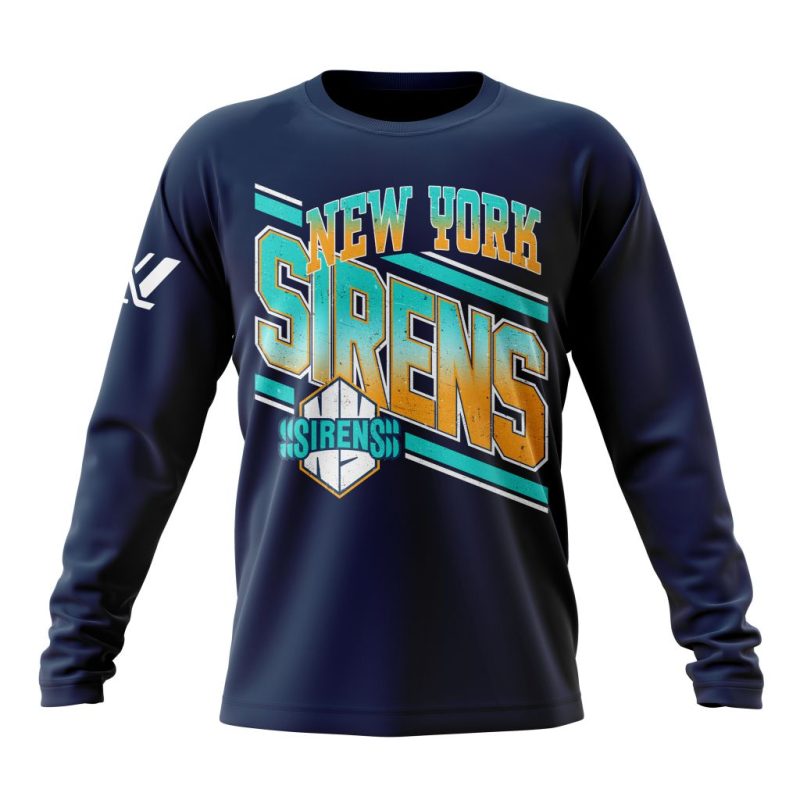 PWHL New York Sirens Special Design Concept Kits Performance Long Sleeve Shirt