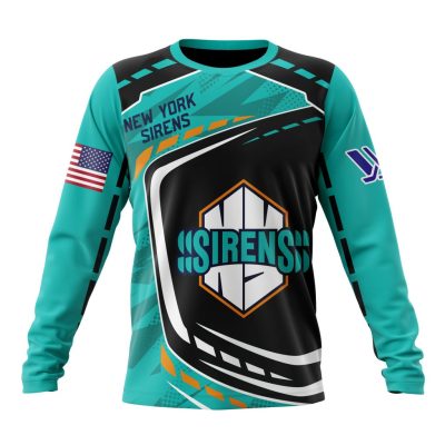 PWHL New York Sirens Special Design Concept Kits Performance Long Sleeve Shirt