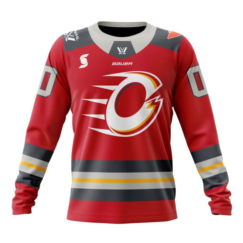 PWHL Ottawa Charge Personalized 2024-2025 Home Design Performance Long Sleeve Shirt