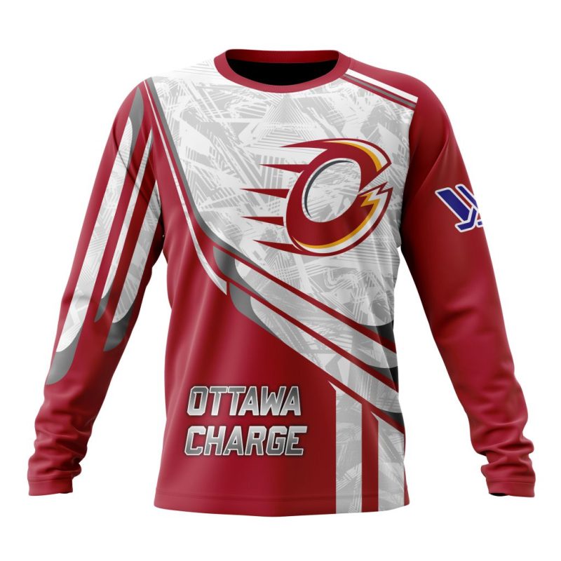 PWHL Ottawa Charge Special Design Concept Kits Performance Long Sleeve Shirt