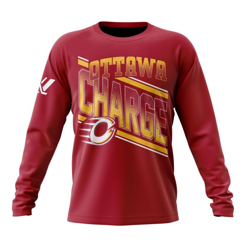 PWHL Ottawa Charge Special Design Concept Kits Performance Long Sleeve Shirt