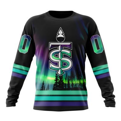 PWHL Toronto Sceptres Design With Northern Lights Performance Long Sleeve Shirt