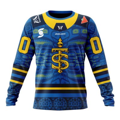 PWHL Toronto Sceptres Personalized Native Home Design Performance Long Sleeve Shirt