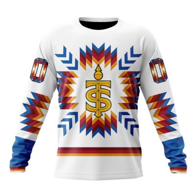 PWHL Toronto Sceptres Special Native Design Performance Long Sleeve Shirt