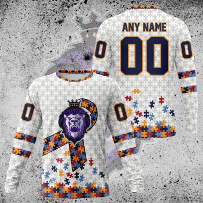 Premium ECHL Reading Royals Autism Awareness Performance Long Sleeve Shirt